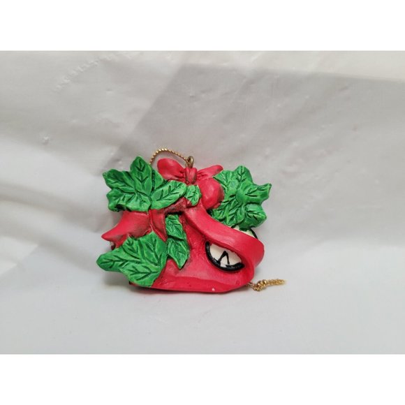 Vintage Dayton Hudson Christmas Collectible 1992 Bicycle w/Bow Hanging Ornament - Picture 4 of 9